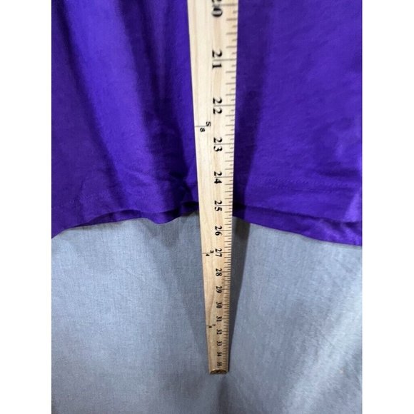 UNKNWN‎ Sport Shirt Adult Large Yellow Purple  Short Sleeve Pullover Tee Mens - Picture 8 of 9